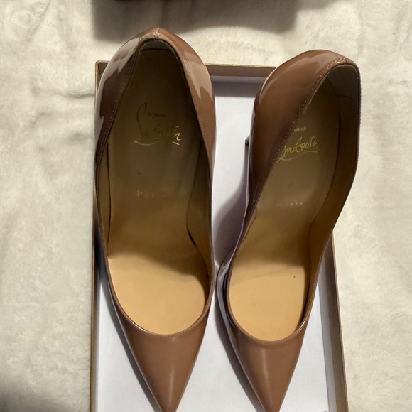 Christian Louboutin Patent Kate 100 - Nude - Picture 5 of 12